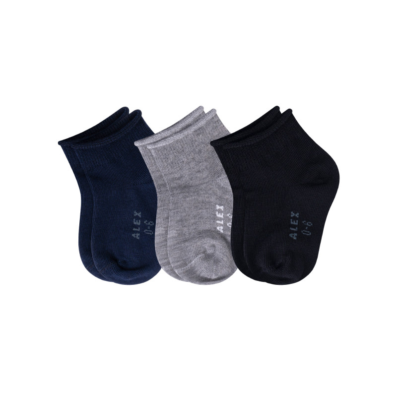 Նորածնի բամբակյա գուլպաներ 3 զույգ